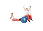 Insportline Gymnastický míč s úchyty 55-75 cm
